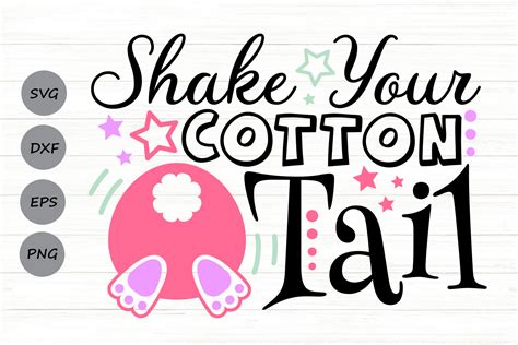 Download Free Shake Your Cotton Tail SVG, DXF, EPS, PNG, JPEG Cut Files